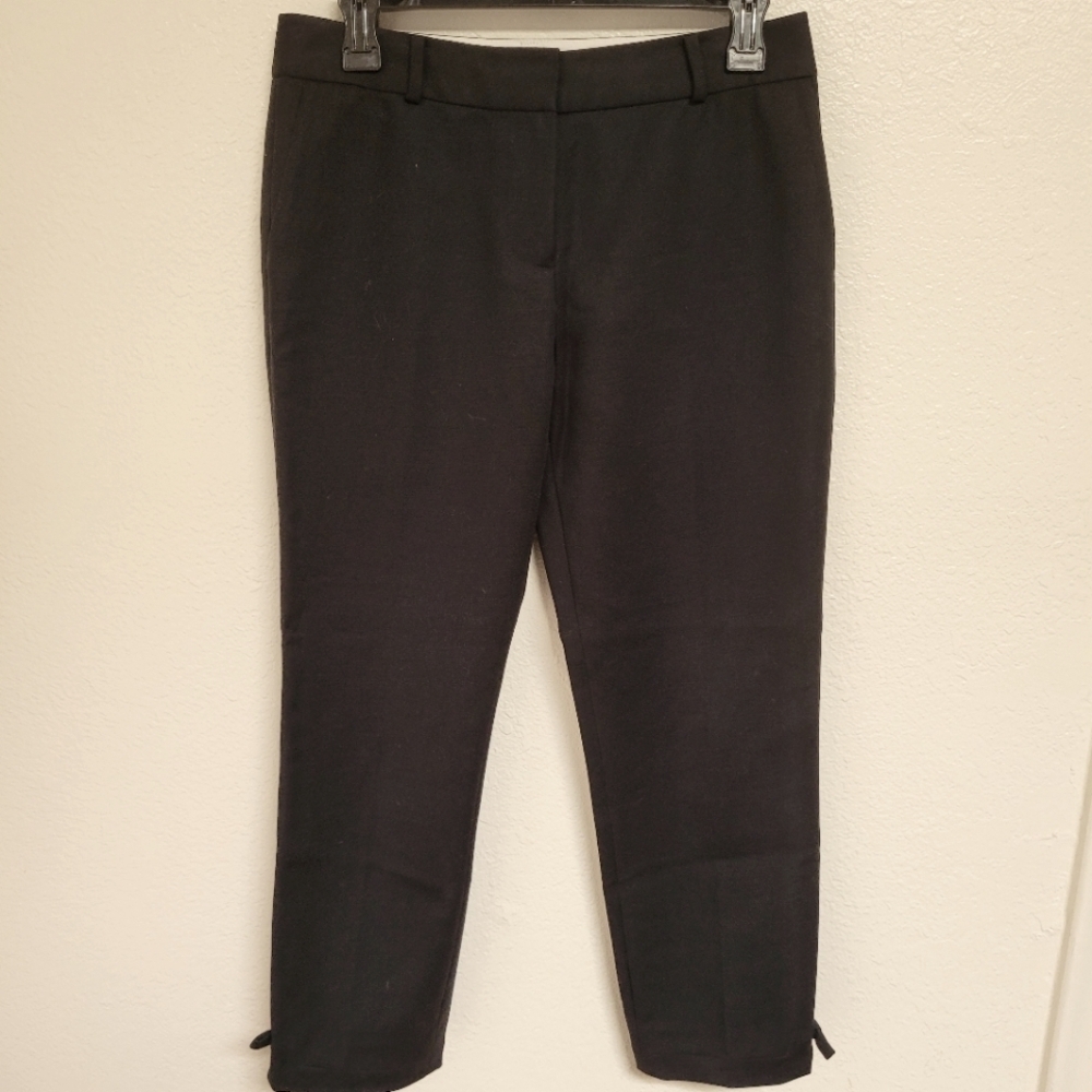 Kate Spade Black Ankle Pants With Bows